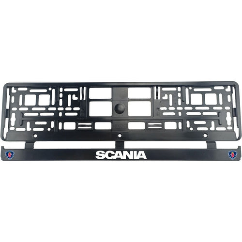 Set 2 bucati, suport numar inmatriculare, Scania