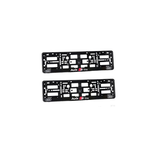 Set 2 bucati suport numar inmatriculare Sline, Audi