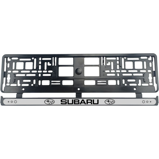 Set 2 bucati, suport numar inmatriculare Subaru
