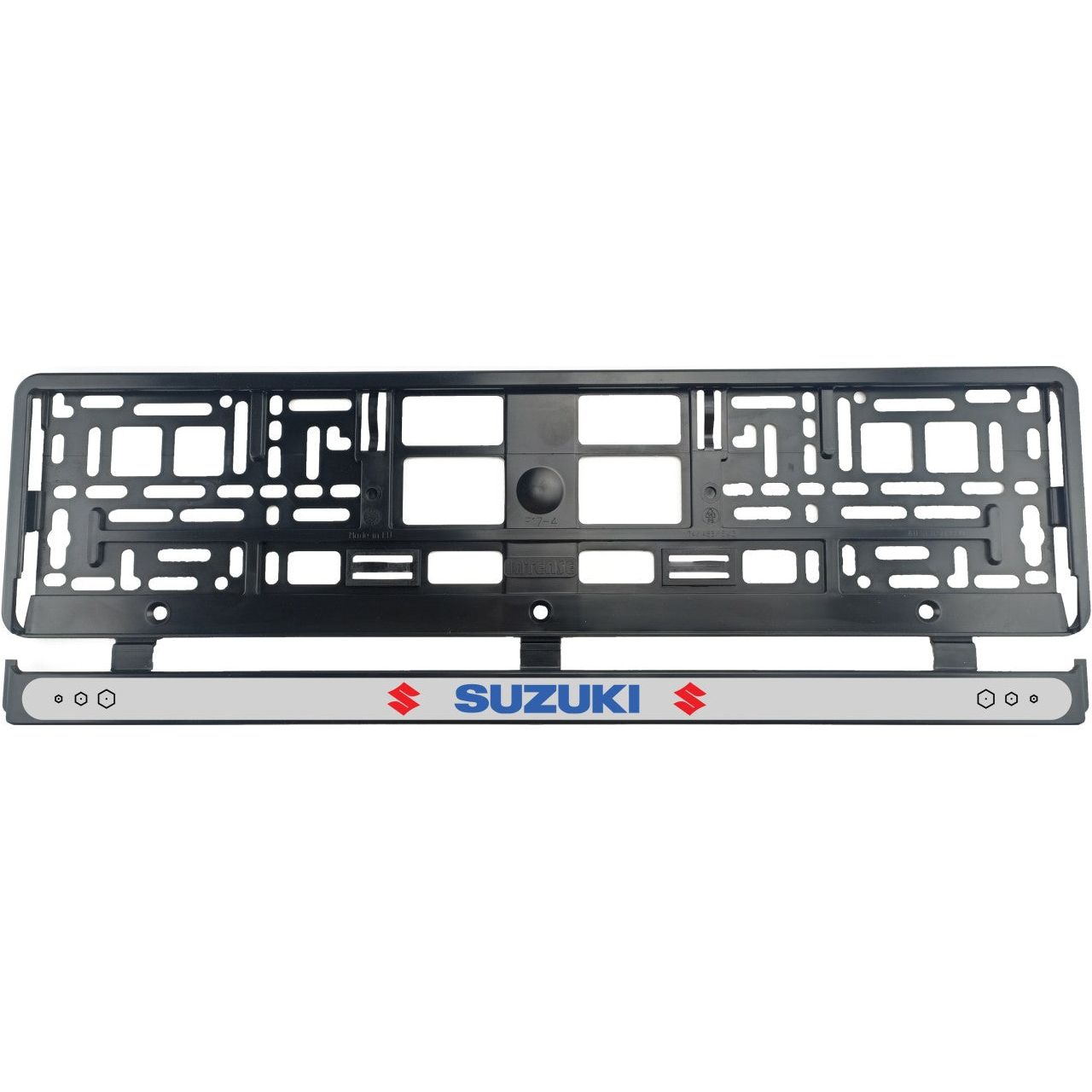 Set 2 bucati, suport numar inmatriculare Suzuki