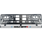 Set 2 bucati, suport numar inmatriculare Volkswagen Golf GTI