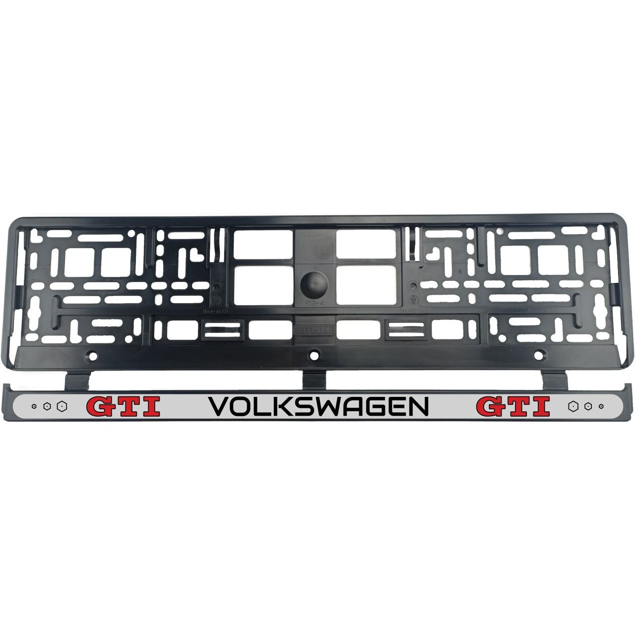 Set 2 bucati, suport numar inmatriculare Volkswagen GTI II
