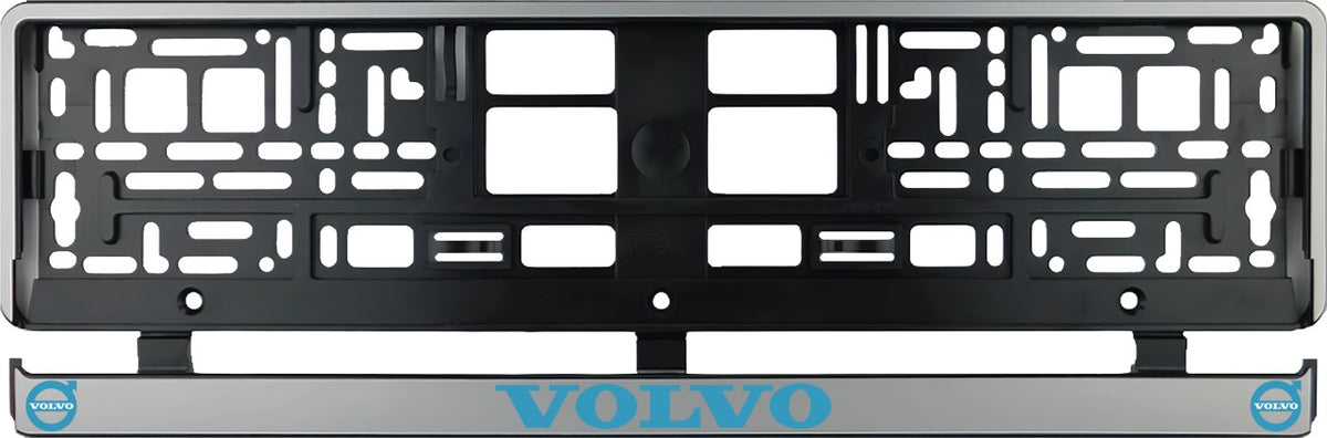 Set 2 bucati, suport numar inmatriculare Volvo