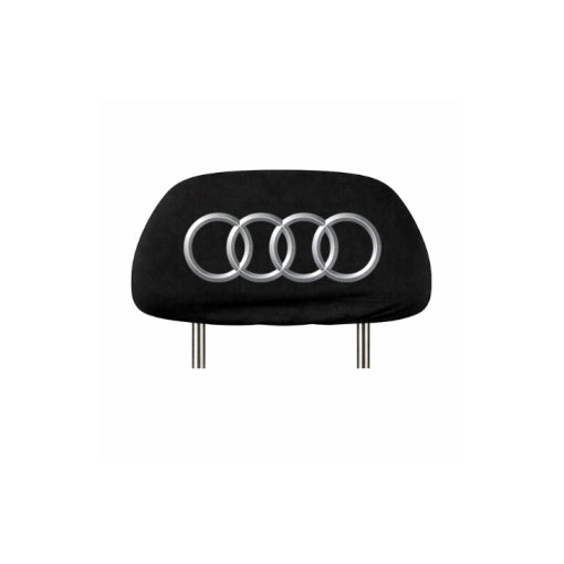 Set 2 huse tetiere negre, pentru gama auto AUDI