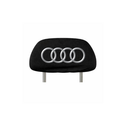 Set 2 huse tetiere negre, pentru gama auto AUDI