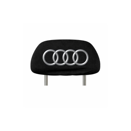 Set 2 huse tetiere negre, pentru gama auto AUDI