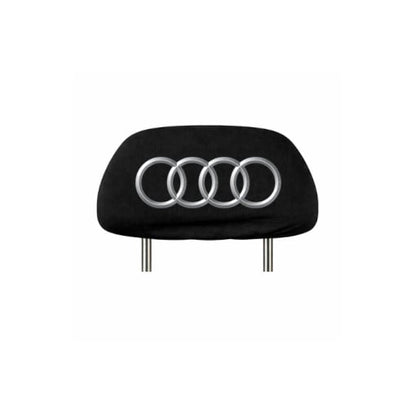 Set 2 huse tetiere negre, pentru gama auto AUDI