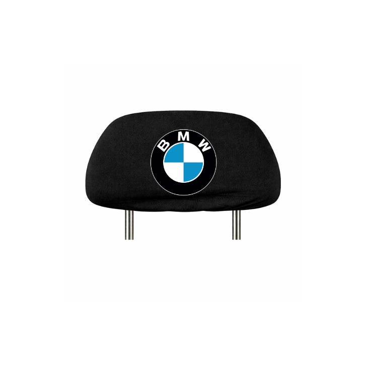 Set 2 huse tetiere negre, pentru gama auto BMW