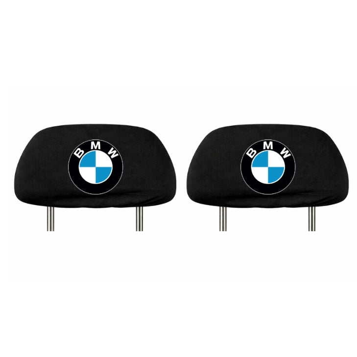 Set 2 huse tetiere negre, pentru gama auto BMW