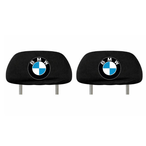 Set 2 huse tetiere negre, pentru gama auto BMW