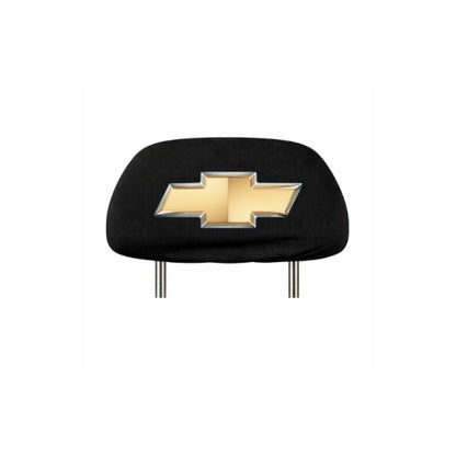 Set 2 huse tetiere negre, pentru gama auto CHEVROLET