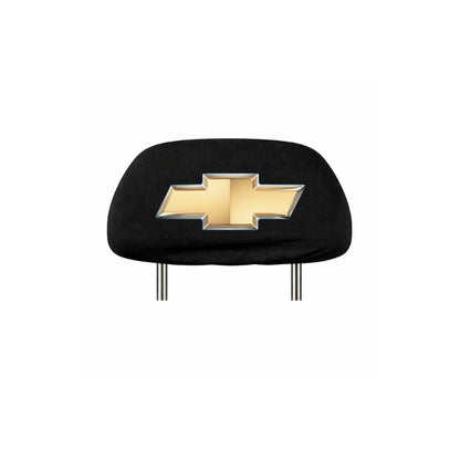 Set 2 huse tetiere negre, pentru gama auto CHEVROLET