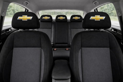 Set 2 huse tetiere negre, pentru gama auto CHEVROLET