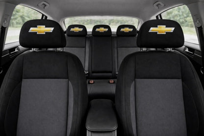 Set 2 huse tetiere negre, pentru gama auto CHEVROLET