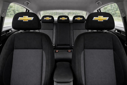 Set 2 huse tetiere negre, pentru gama auto CHEVROLET