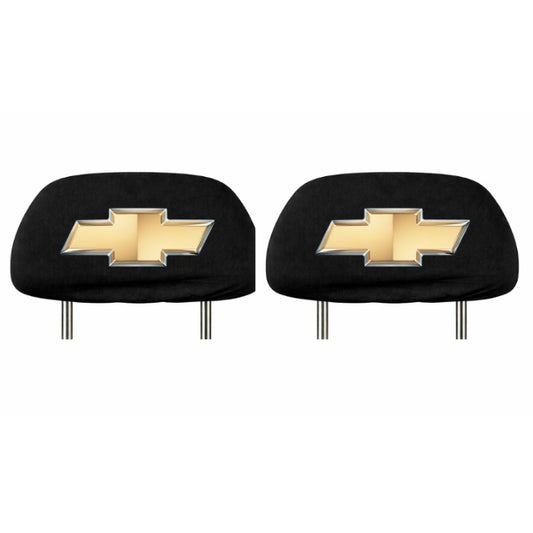 Set 2 huse tetiere negre, pentru gama auto CHEVROLET