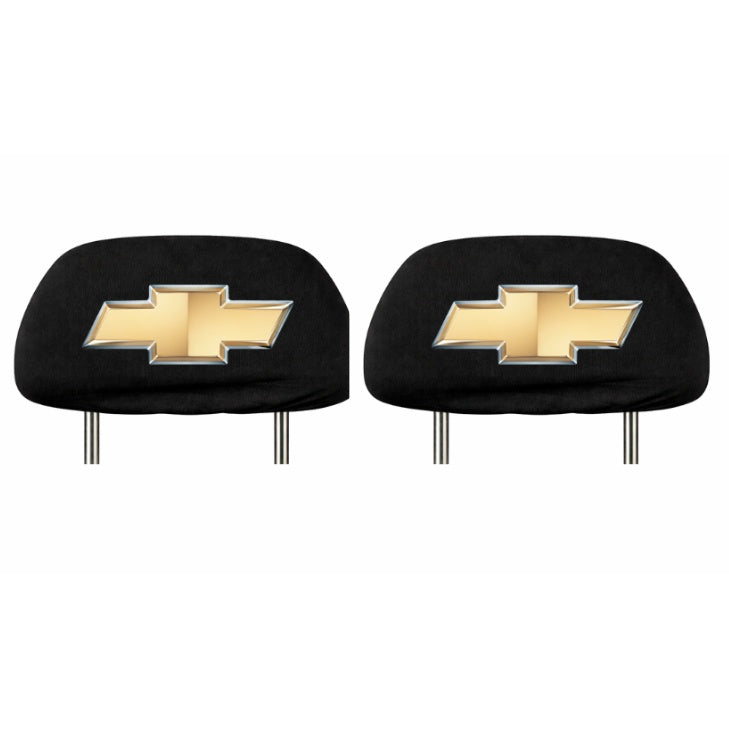 Set 2 huse tetiere negre, pentru gama auto CHEVROLET