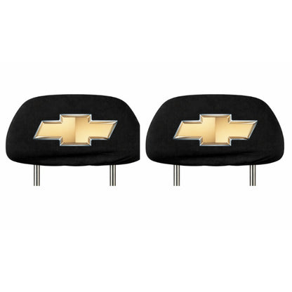 Set 2 huse tetiere negre, pentru gama auto CHEVROLET