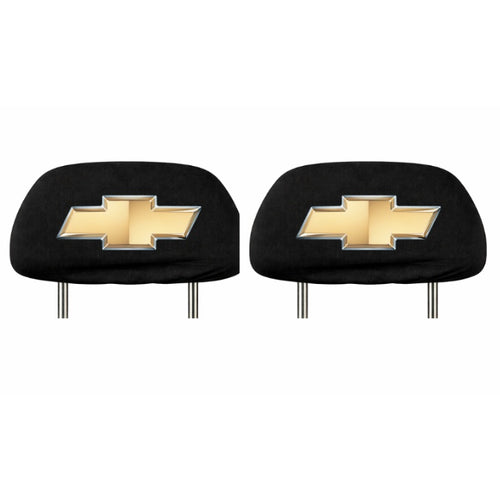Set 2 huse tetiere negre, pentru gama auto CHEVROLET