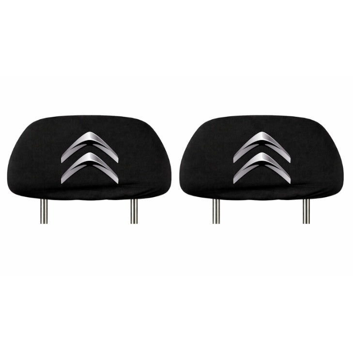 Set 2 huse tetiere negre, pentru gama auto CITROEN