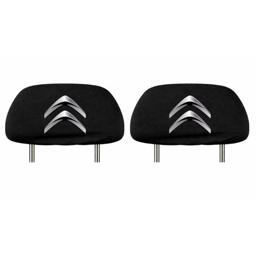 Set 2 huse tetiere negre, pentru gama auto CITROEN