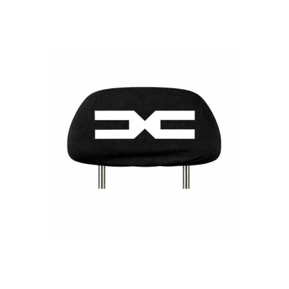 Set 2 huse tetiere negre, pentru gama auto DACIA NOU