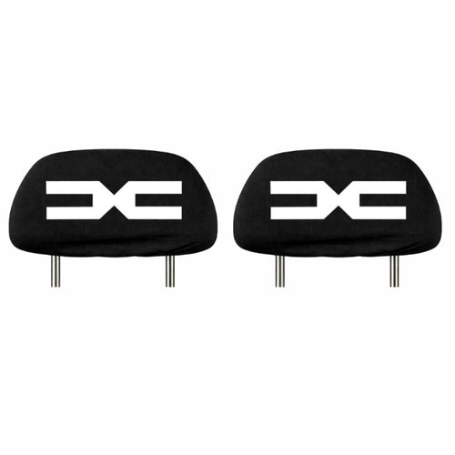 Set 2 huse tetiere negre, pentru gama auto DACIA NOU