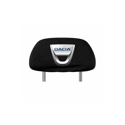 Set 2 huse tetiere negre, pentru gama auto DACIA