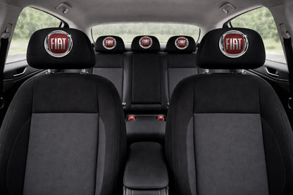 Set 2 huse tetiere negre, pentru gama auto FIAT