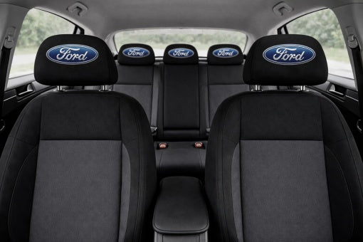 Set 2 huse tetiere negre, pentru gama auto FORD