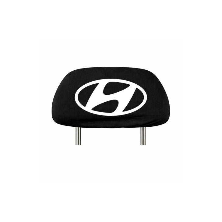Set 2 huse tetiere negre, pentru gama auto HYUNDAI