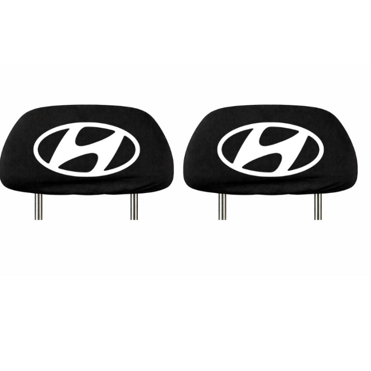 Set 2 huse tetiere negre, pentru gama auto HYUNDAI