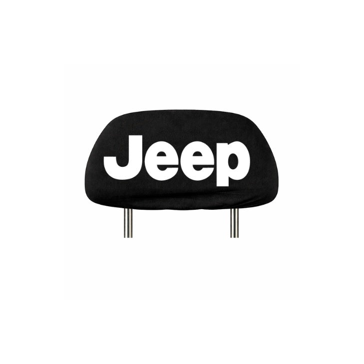 Set 2 huse tetiere negre, pentru gama auto JEEP