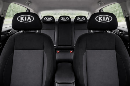 Set 2 huse tetiere negre, pentru gama auto KIA