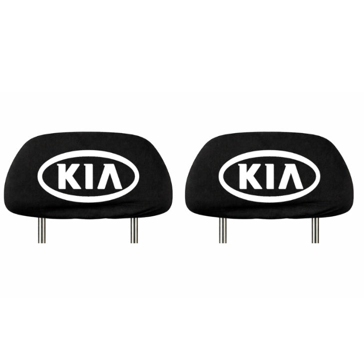 Set 2 huse tetiere negre, pentru gama auto KIA