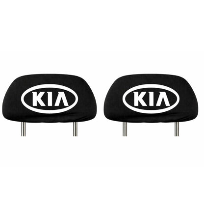 Set 2 huse tetiere negre, pentru gama auto KIA