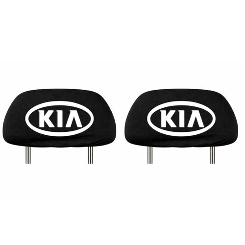 Set 2 huse tetiere negre, pentru gama auto KIA