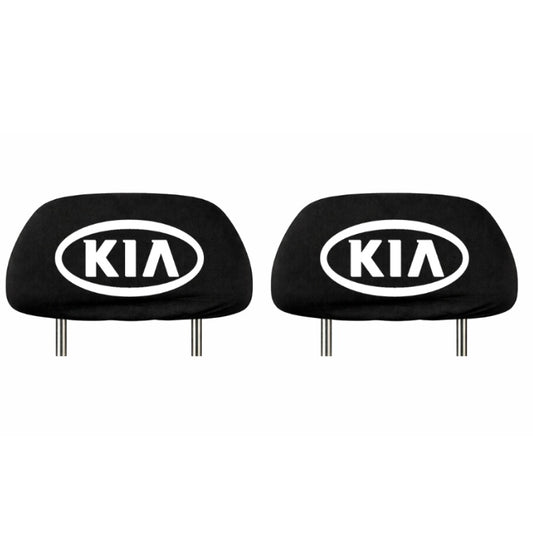 Set 2 huse tetiere negre, pentru gama auto KIA