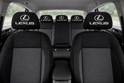 Set 2 huse tetiere negre, pentru gama auto LEXUS