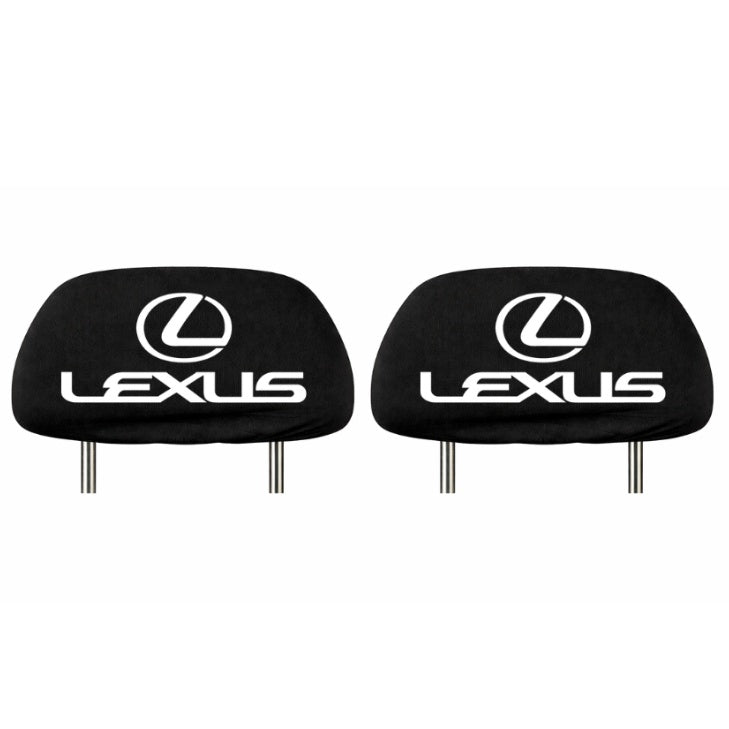 Set 2 huse tetiere negre, pentru gama auto LEXUS