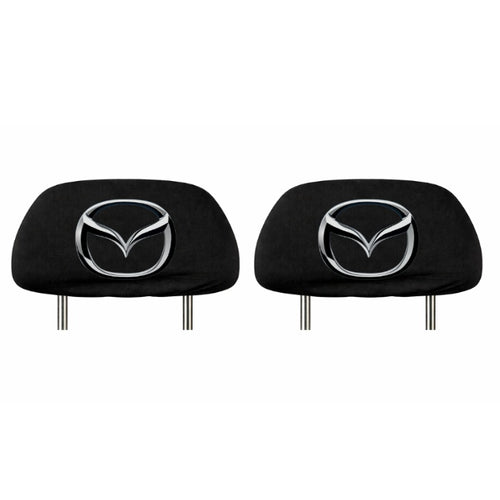Set 2 huse tetiere negre, pentru gama auto MAZDA