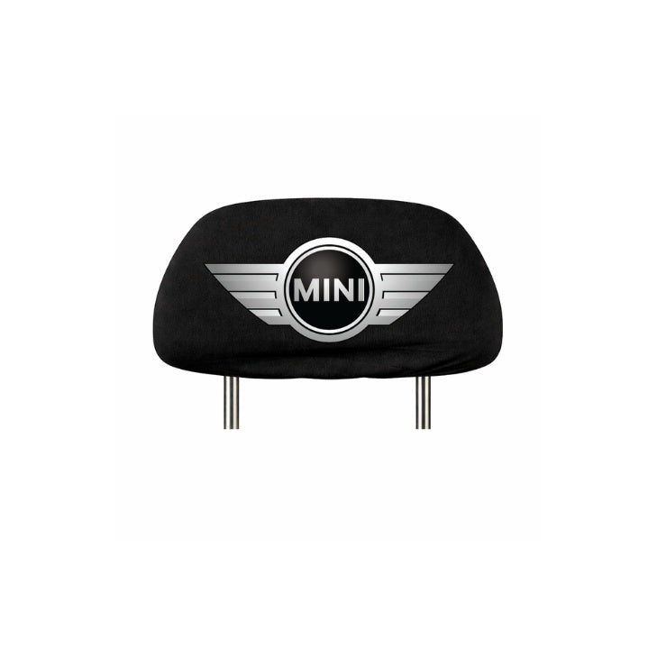 Set 2 huse tetiere negre, pentru gama auto MINI