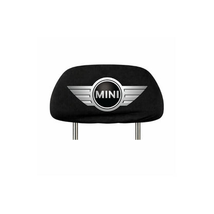 Set 2 huse tetiere negre, pentru gama auto MINI