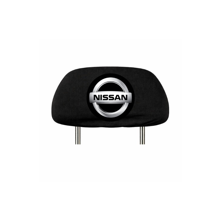 Set 2 huse tetiere negre, pentru gama auto NISSAN