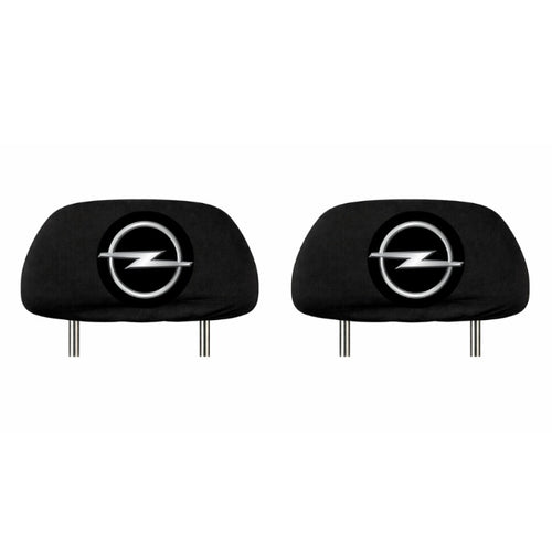 Set 2 huse tetiere negre, pentru gama auto OPEL