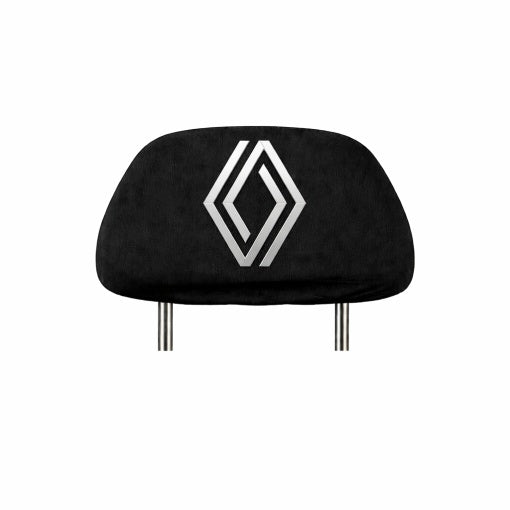 Set 2 huse tetiere negre, pentru gama auto RENAULT NOU