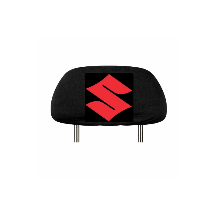 Set 2 huse tetiere negre, pentru gama auto SUZUKI