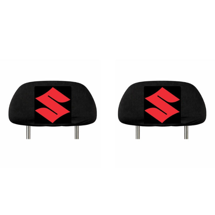 Set 2 huse tetiere negre, pentru gama auto SUZUKI