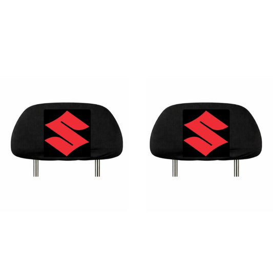 Set 2 huse tetiere negre, pentru gama auto SUZUKI