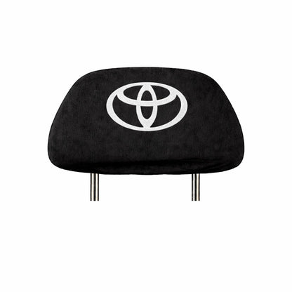 Set 2 huse tetiere negre, pentru gama auto TOYOTA